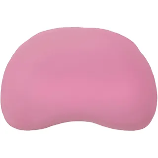 Edda Lux Bezug passend für Tempur Curve S (61 x 40 x 9,5 cm) und M (61 x 40 x 11 cm) Schlafkissen, formbeständiger Jersey Kissenbezug, aus 100% Baumwolle, in Flamingo