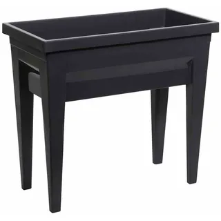 Hochbeet VEG&Table City anthrazit grau 57l Pflanzkasten Blumenkübel Kübel Garten