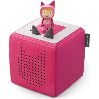 Tonies Hörspielbox Toniebox Starterset pink mit Kreativ-Tonie