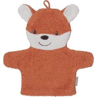Sterntaler 7222533 Baby-Badeschwamm Schwamm-Handschuh Braun, Weiß