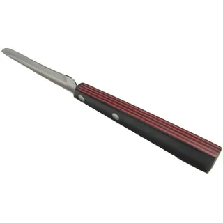 franz gã1⁄4de GÜDE Solingen - Universalmesser rot / schwarz mit Wellenschliff, 10 cm, UNI, POM