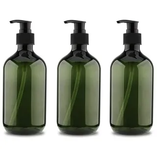 3 Pcs 300ml Pumpflaschen, Shampoo-Flasche, Spenderflasche, Leere Spenderflaschen, Nachfüllbare Flaschen aus Kunststoff, Leere nachfüllbare Lotion-Pumpflaschen, Spender für Flüssige