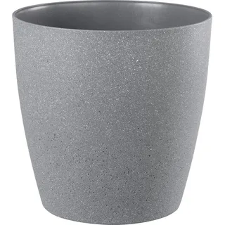 Blumentopf Strend Pro Stone, 35x35 cm, grau, Stein-Effekt