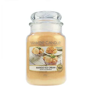 Yankee Candle Mango Ice Cream Duftkerze 623 g orange