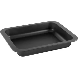 Zenker Lasagne- und Auflaufform – Hochwertiges Backblech, 325 x 250 x 52 mm, 2700 ml, hitzebeständig bis 230°C, 5 Jahre Herstellergarantie, Schwarz