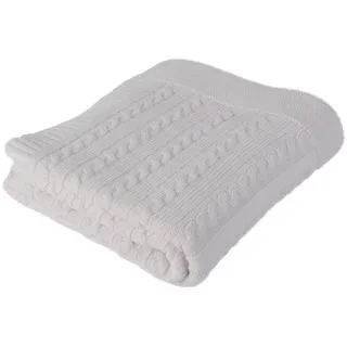 Betires Home Babydecke weiß 90 x 90 cm