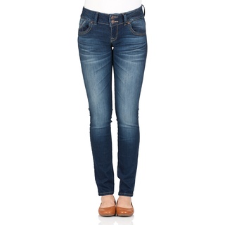 LTB Jeans Molly - dunkle Slim Jeans mit breitem 2-Knopf Bund-W33 / L30