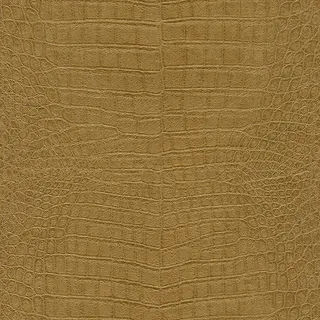 Rasch Textil Vliestapete Krokodil Lederoptik 27 cm x 10 m 0 g Gold/Orange 751369
