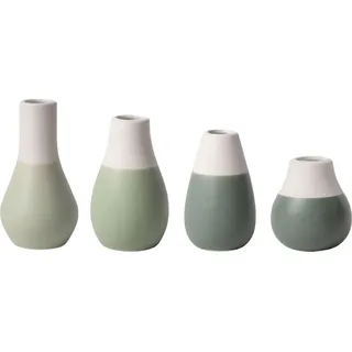 räder Mini Pastellvase Grüntöne 4er Set