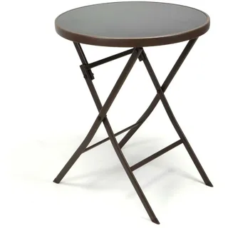 VCM Bistrotisch Ø 60 x 73 cm schwarz
