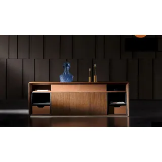 Kommode Sideboard Kommoden Highboard Büro Schrank Büro Design Holz Sideboard Neu - Braun