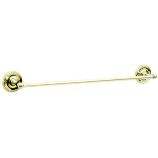 Smedbo Villa Single Towel Rail, Brass, Gold, 63.5 x 7.5 x 6.9 cm , Badezimmer, Badezimmerausstattung, Handtuchhalter