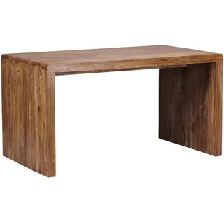 Wohnling Schreibtisch Sheeshamfarben Holz massiv