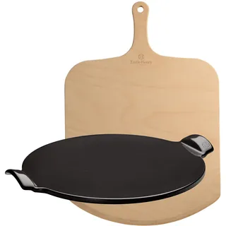 Emile Henry EH799714 Pizza-Set, Schwarz