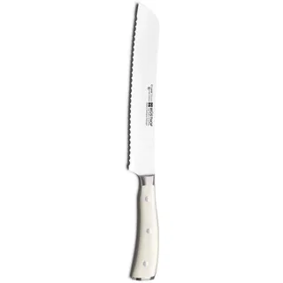 Wüsthof Classic Ikon Brotmesser 20 cm Silber/Weiß