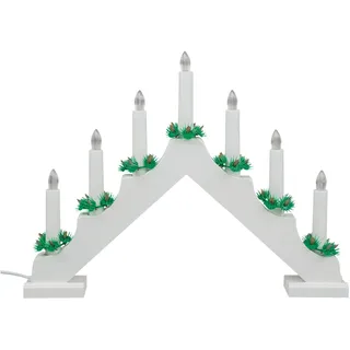 IDENA LED Adventsleuchter 7 Kerzenlichter 40 x 30 cm