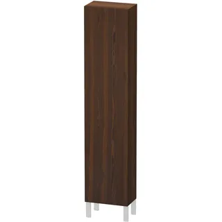 Duravit  L-Cube Hochschrank, eine Tür Anschlag rechts, 400x243x1760mm, LC1170R6969, Farbe: Nussbaum gebürstet Echtholzfurnier