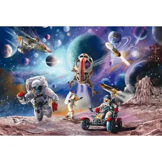 Schmidt Spiele 56539 Weltraummission, 200 Teile Kinderpuzzle aus Graspappe