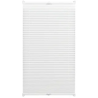 GARDINIA EASYFIX Plissee mit 2 Bedienschienen, Weiß, 45 x 130 cm