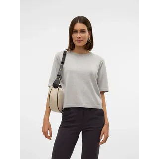 Vero Moda Vmsilje 2/4 O-NCK Oversize Pull Ga Noos Silber L