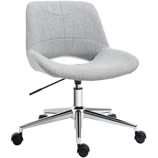 Homcom Leinenoptik Hellgrau