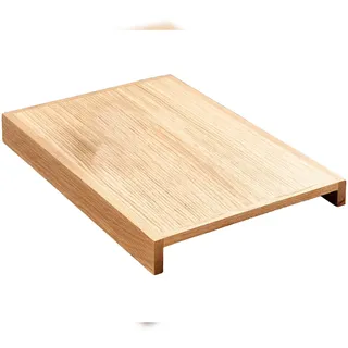 KAWOLA Holztablett Madeline Eiche natur für Armlehne Sofa - Naturbelassen