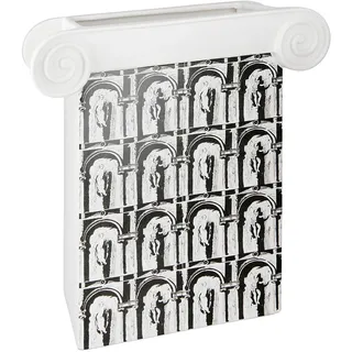 GILDE Tischvase »Vase Ionic, aus Keramik, Höhe ca. 32,5 cm« wasserdicht, schwarz-weiß