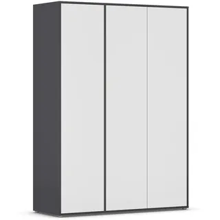Rauch Drehtürenschrank Nabila 140 x 194 x 53 cm Grau