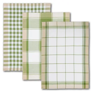 Dyckhoff Geschirrtücher, olive 50,0 x 70,0 cm, 3 St.