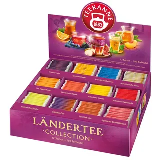 Teekanne Ländertee Collection Box Teebeutel 180 x 2,15 g