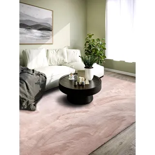 Villeroy & Boch Leon Hochflorteppich 200 x 290 cm Altrosa