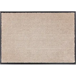 SCHÖNER WOHNEN-Kollektion Fußmatte "Miami Uni" rechteckig 7 mm Höhe Schmutzfangmatte, waschbar, beige