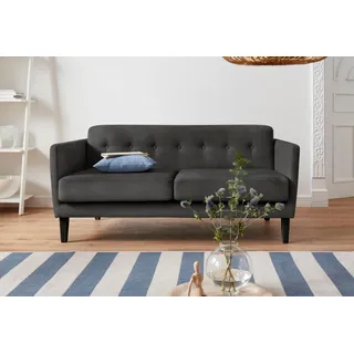 andas 2-Sitzer »Raadal« in geradliniger skandinavischer Optik, Design by Morten Georgsen, grau