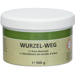 Maximex Wurzelentferner Granulat Wurzel-Weg 500 g, zur beschleunigten Zersetzung von Baumstümpfen, für Hartholz und Weichholz, Garten Wurzel-Granulat
