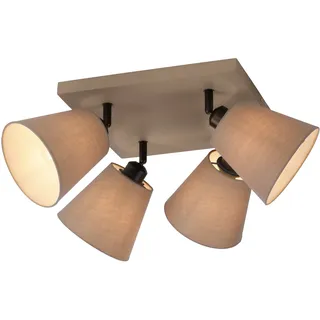 just light. RIALA 1 E27 quadratisch grau