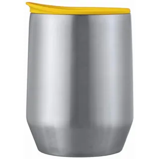 Hario OSM-270-YEL Miolove Holzbecher, Edelstahl, gelb, praktische Kapazität: 270 ml