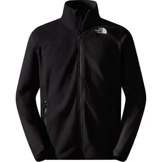 The North Face Herren 100 Glacier Full Zip Fleecejacke, tnf black-npf, L - schwarz