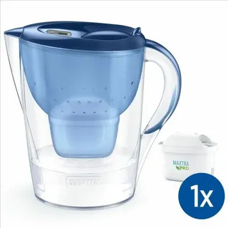 BRITA Marella Wasserfilter XL Kanne Bla 3.5L + MAXTRA PRO Filterkartusche 1051122 - Blau
