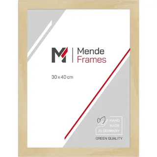 MendeFrames H980 Holzrahmen natur 20x20 cm mit Kunstglas