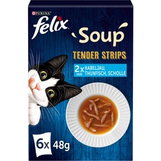 Bild von Soup Tender Strips Suppe 6x48g Kabeljau, Thunfisch, Scholle