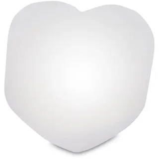 Himalaya Salt Dreams Salzkristall-Tischlampe Herz Weiß 1 St.