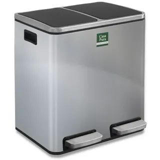 casa pura Felix Treteimer 60 l Silber/Grau