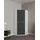 Eckschrank Barcelona 78 x 193 x 78 cm Schwarz/Weiß