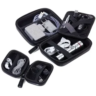 Troika ONPACK Personal Organizer Kunststoff, Samt Schwarz