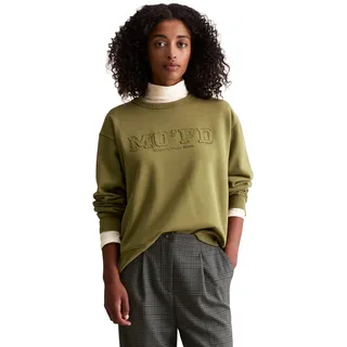 Marc O'Polo DENIM Sweatshirt, Rundhalsausschnitt, Relaxed fit, Garment-Dye-Färbung