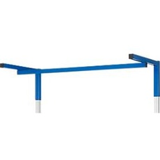 Rau Laufschiene für höhenverstellbare Arbeitsplatzsysteme Serie E, mit Beleuchtungsleiste & Karabiner, B 1800 x T 40 x H 40 mm, bis 30 kg