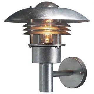 Konstsmide Außenwandleuchte galvanisierter Stahl 29,0 cm E27 60 W klar