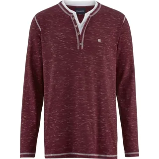 Langarm-Poloshirt BABISTA "Langarmshirt GIVIRA", Herren, Gr. 48, rot (dunkelrot), Obermaterial: 96% Baumwolle CO. 4% Polyester COOLMAX PES(Coolmax)., Shirts Langarm-Poloshirt