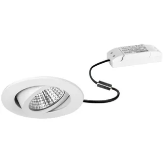 Brumberg LED-Einbaustrahler 3000K rund grau Aluminium
