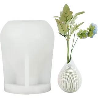 Attuslla Vase Gießformen Silikonform, Teardrop Shape Kerzenform Silikon, Silikonformen Epoxidharz Formen für Hochzeit Party Abendessen Tabelle Centerpiece Home Dekoration
